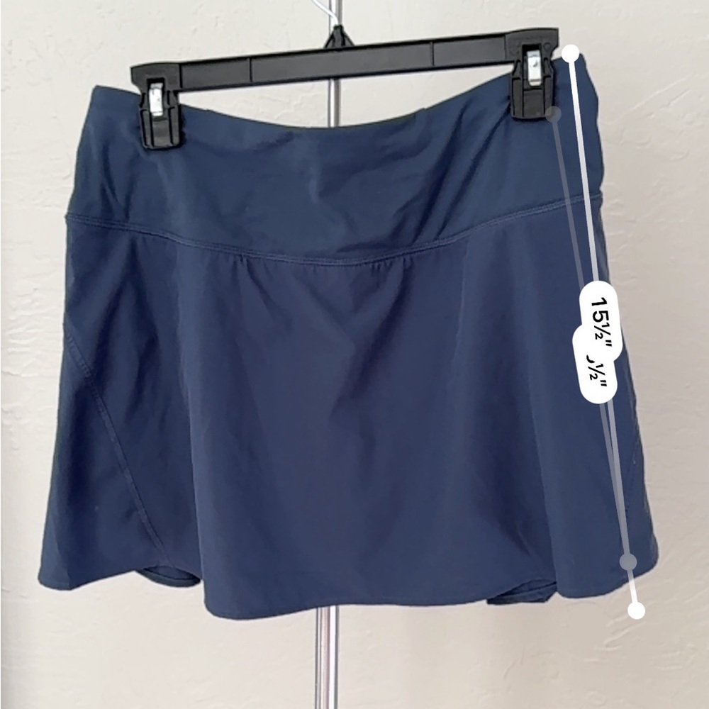 CALIA by Carrie Underwood Navy Blue Active Mini Skort - Picture 3 of 4
